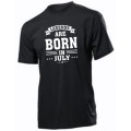 Tricou personalizat "Legends are born in July", culoare negru, bumbac 100 %
