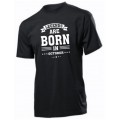 Tricou personalizat "Legends are born in October", culoare negru, bumbac 100 %